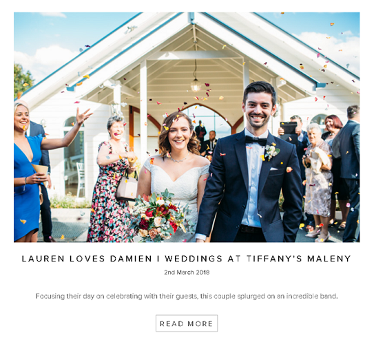 The Bride's Tree Blog - Lauren Loves Damien